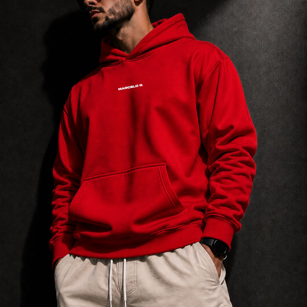 MG HOODIE RED — vista alterna