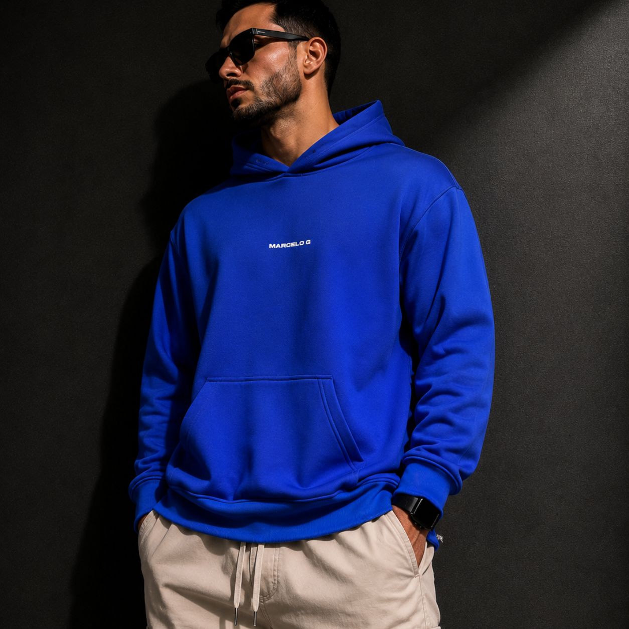 MG HOODIE BLUE — vista alterna
