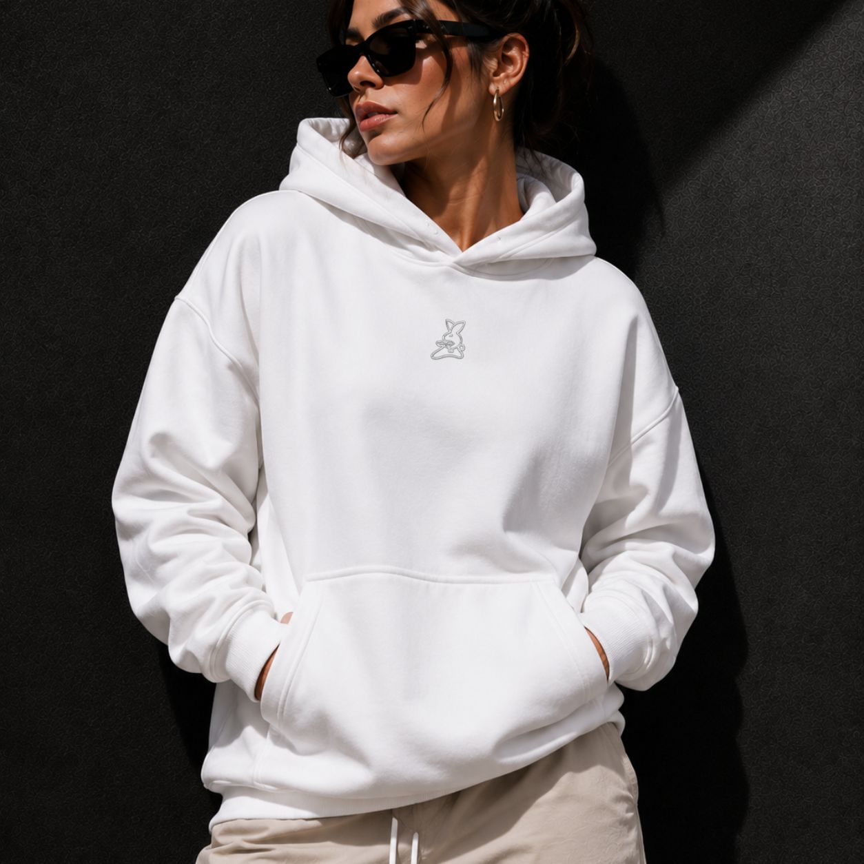 MG HOODIE WHITE — vista alterna